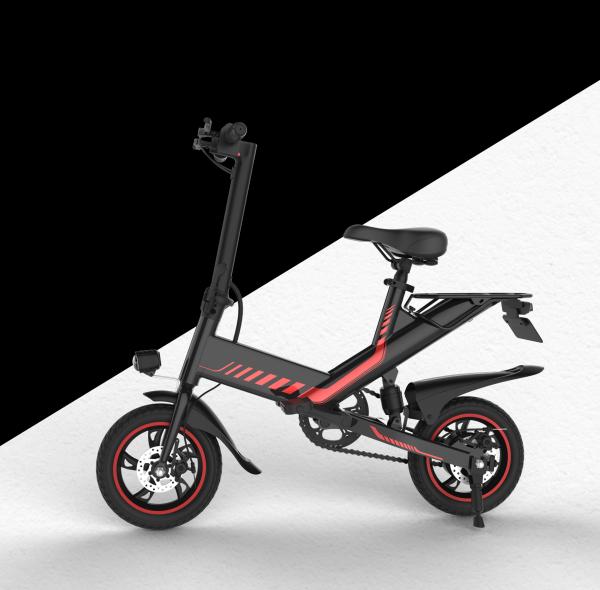 48V Lithium Battery Foldable Electric Bike Equipped With HD Liquid Crystal Instrument
