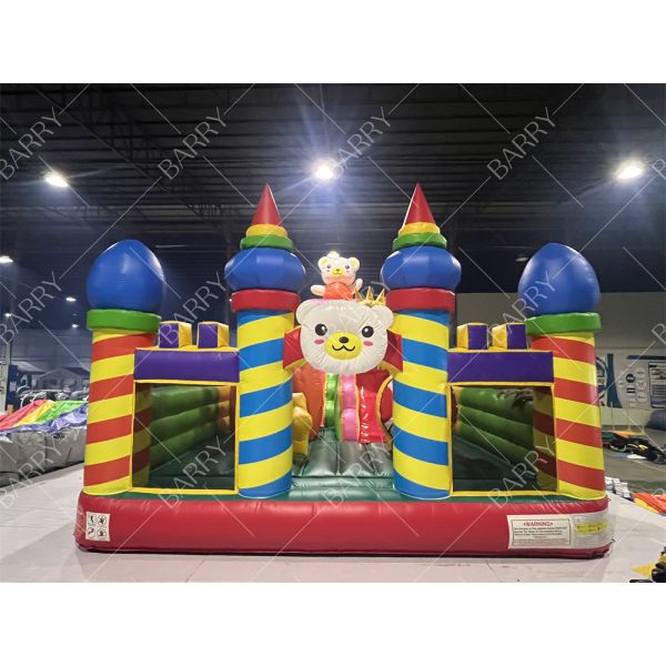 Commercial Circus Clown Inflatable Bounce House Colorful Indoor Outdoor Kids Playground Inflatable Castle