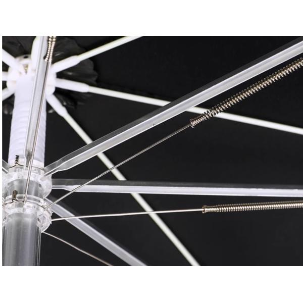 Водостойкий и большого размера ветростойкий алюминиевый зонтик с 8 ребрами