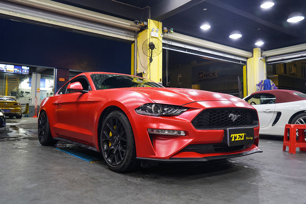 Ford Mustang BBK Brake Kit S40 4 Пистоновый кабельный калибр для задних двойных калибр