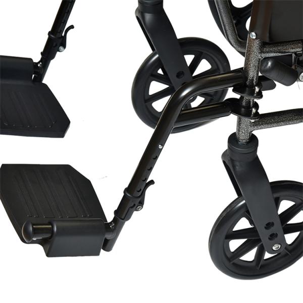 JM0101 Economic Wholesale Folded Manual Wheelchairs for OEM Medline, Drive,europe Meyra Wheelchair Steel Black ISO13485