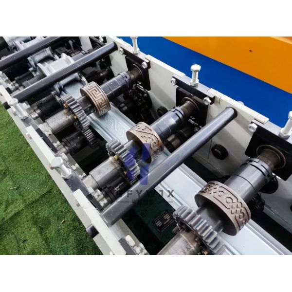 4kw Automatic Color Steel Rolling Shutter Forming Machine PLC Control System