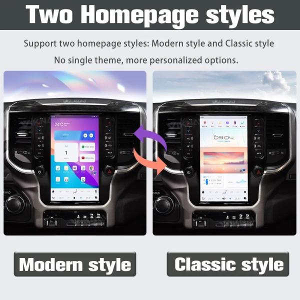 11.8 дюймовый Android 13 Главный блок Для 2020-2023 Dodge Ram Мультимедийный проигрыватель Авто стерео GPS навигация BT WIFI Carplay