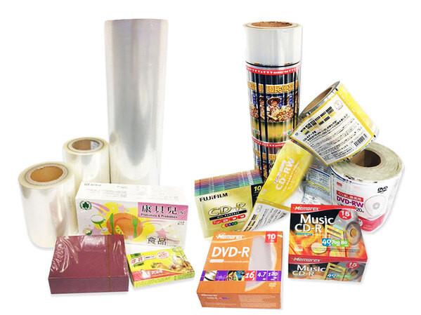 China factory transparent PVC shrink film for Food, Phamaceutical, Cosmetics Packaging