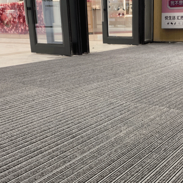 20MM Depth Aluminum Entrance Mat Heavy Duty Non-slip for High-Traffic Commercial Buildings