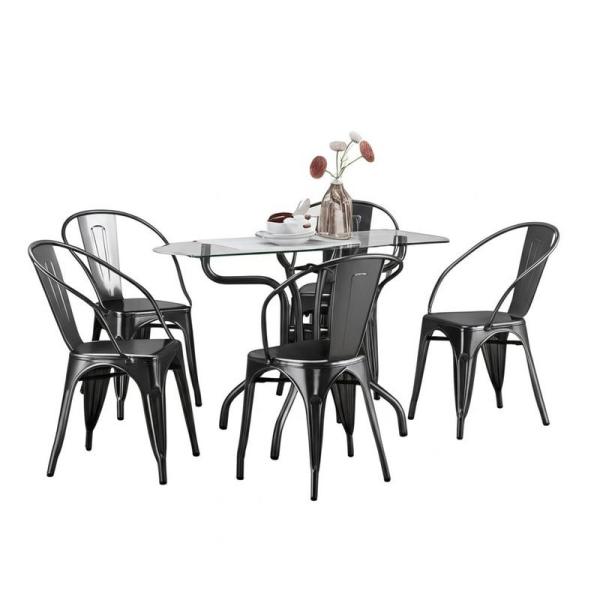 Bring a Touch of Sophistication to Your Dining Room with Contemporary Metal Dining Chairs