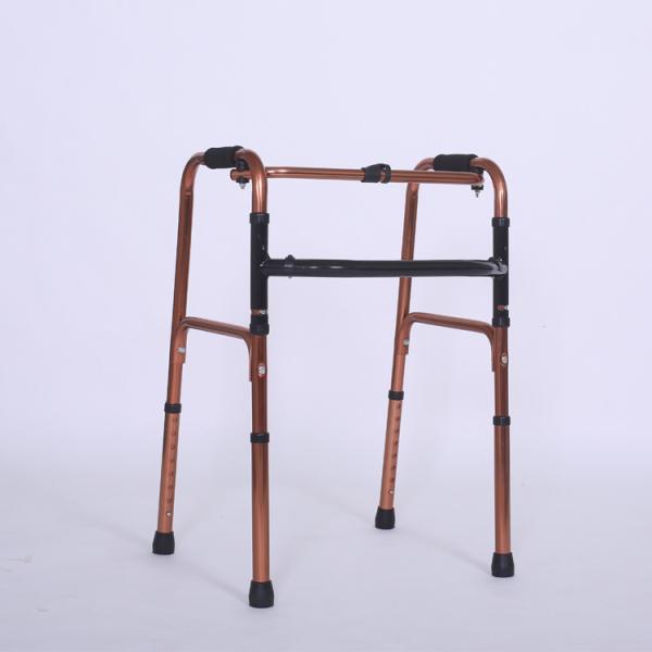 Durable Lightweight Mobility Walker , Elder Disabled Drive Deluxe Folding Walker