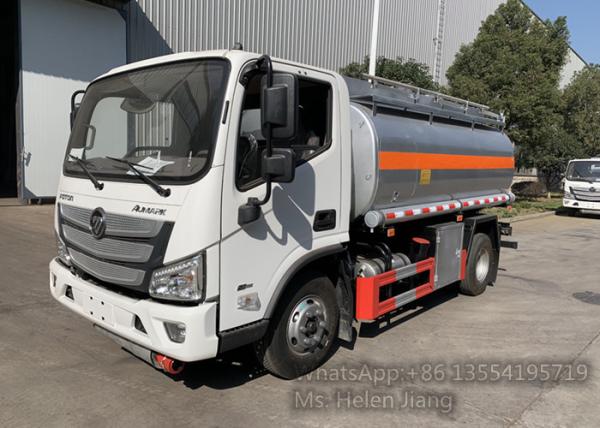 Caminhão do distribuidor do combustível do veículo com rodas 5m3 de FOTON AUMARK-S33 4X2 6