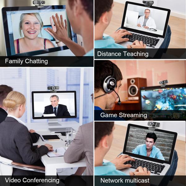 Manual Focus HD 1080P Webcam