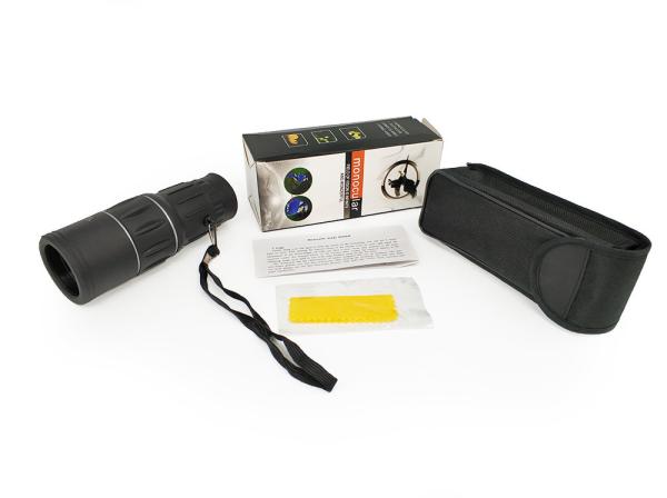 Telescópio portátil FMC do monocular da mão que reveste 16X52 com o ocular retrátil