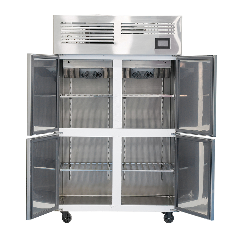 High-Efficiency Inverter Compressor Commercial Freezer with Full Stainless Steel Construction and Precision Digital Control