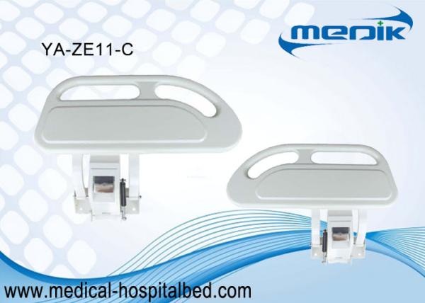 Locked Medical Bed Safety Rail Automatic Folding Down For ICU Bed