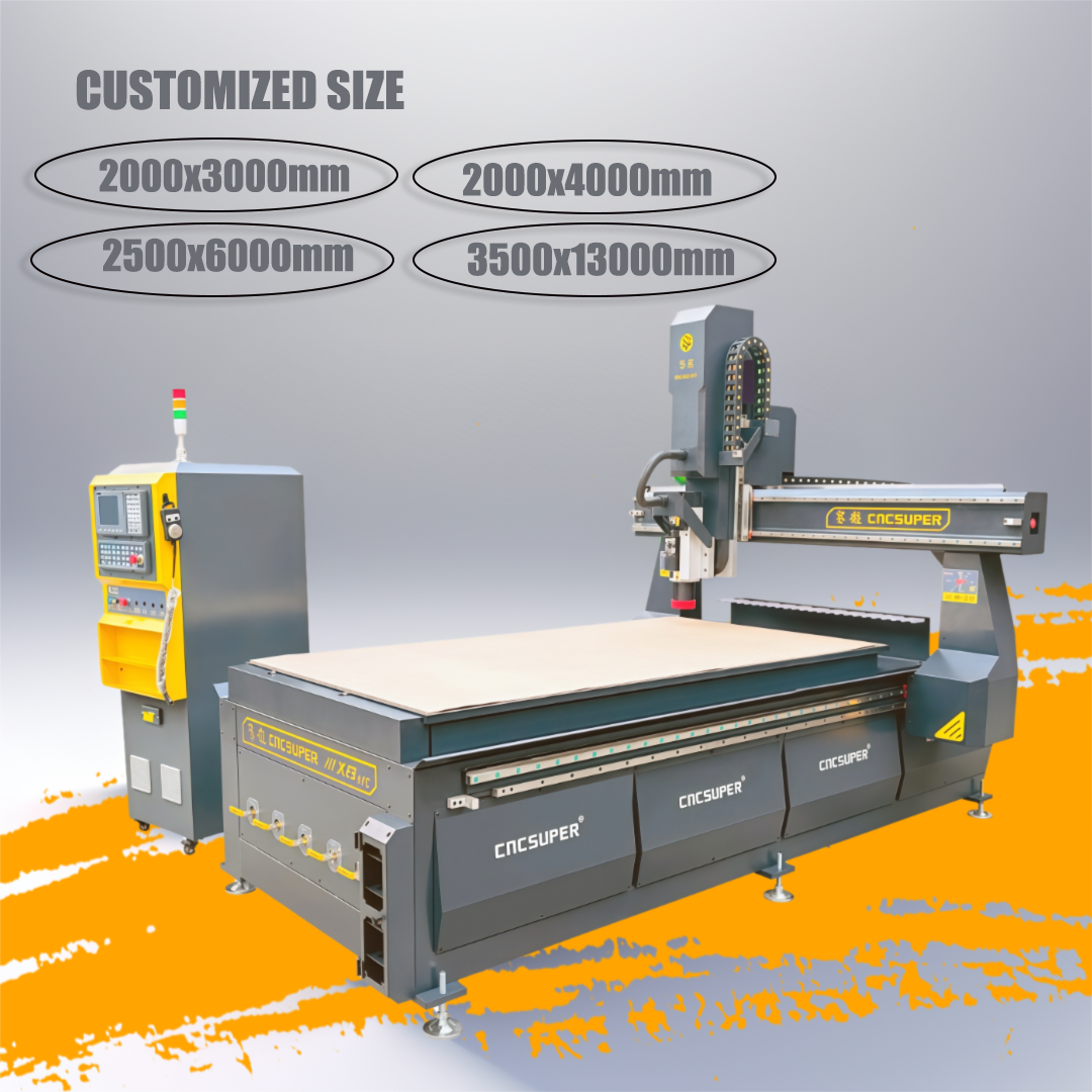 Atc 4 Axis Cnc Router for Mould Furniture Making Cabinet Door Plate Processing