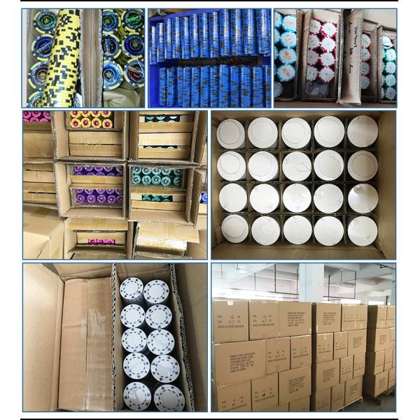 Gambling Game Ceramic Clay Poker Chip Set Casino Royale Poker Chips Custom Printing