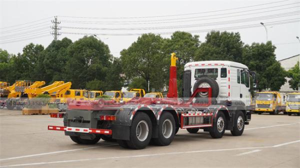 8x4 Sinotruk Hook Arm Lifting Garbage Collection Truck 25Ton Waste Collection Truck