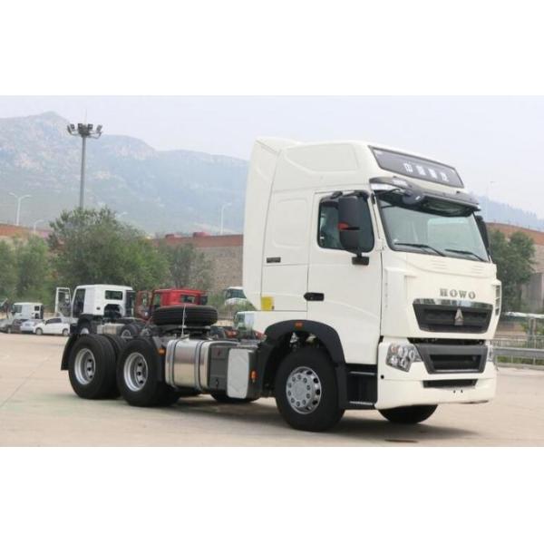 HOWO T7H Used Tractor Trailer Trucks 397kW Engine Power 6x4 Drive 2013 Year With AC