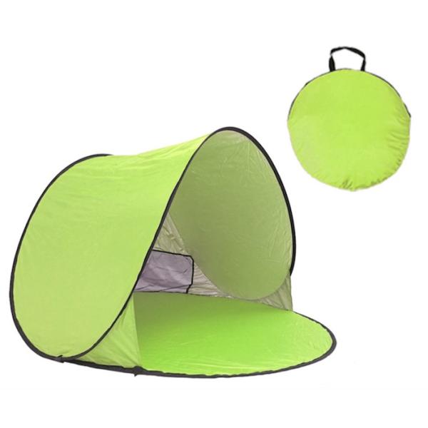 150*150*90CM Outdoor Waterproof Pop Up Canopy Tent Sunproof Silver Coated 190T Polyester Automatic Beach Shelter