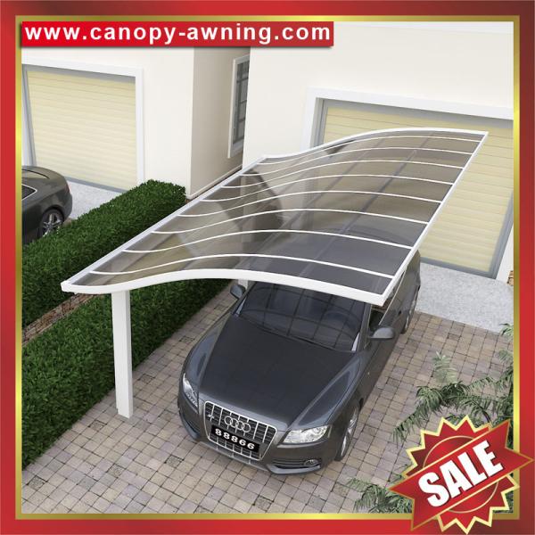 outdoor backyard polycarbonate aluminum parking lot car shelter canopy awning garage carport for sales
