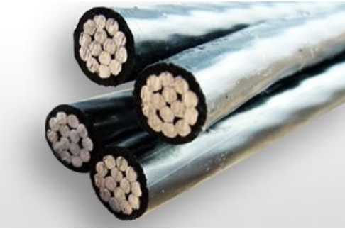 Low Voltage Overhead Aerial Bunched Cable Aluminum Conductor XLPE Insulated
