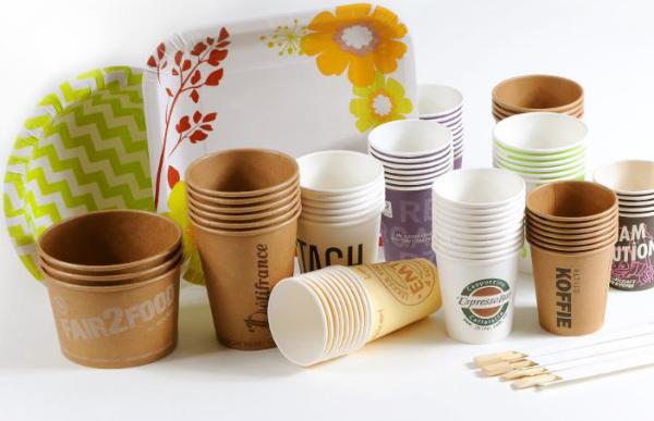 12OZ CUSTOM PRINTED DISPOSABLE COFFEE CUPS KRAFT PAPER ECO FRIENDLY PAPER CUPS