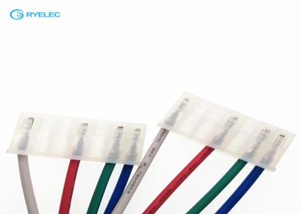 Terminal Connector Wire Harness Cable , 6 Pin Electronic Rear Wiring Harness