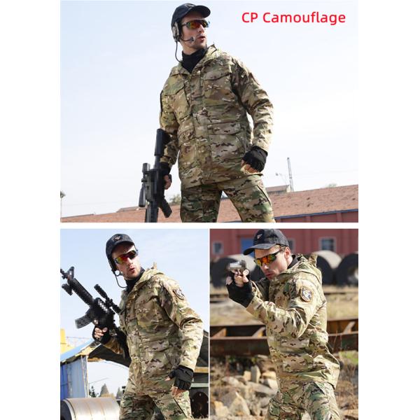 ODM Military Winter Coat Men Windbreaker Hood Fiber Polyester