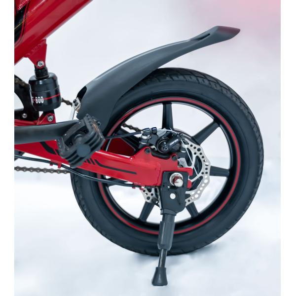 Brushless Motor 350w Folding Motorized Bicycle 12 Inch Lithium Battery Power Supply