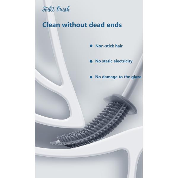 Ежедневный Wc силикона Bathroom чистит смертную казнь через повешение щеткой стены