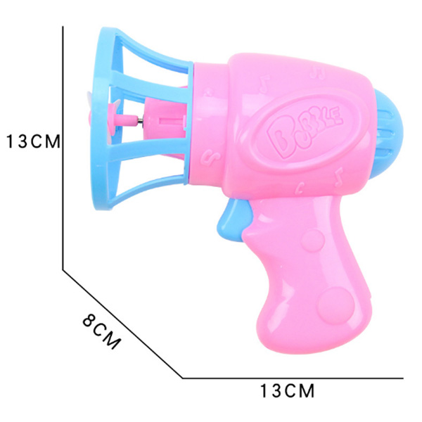 Plastic Children's Play Toys , 2 - In - 1 Battery Operated Bubble Gun Electric Fan For Kids