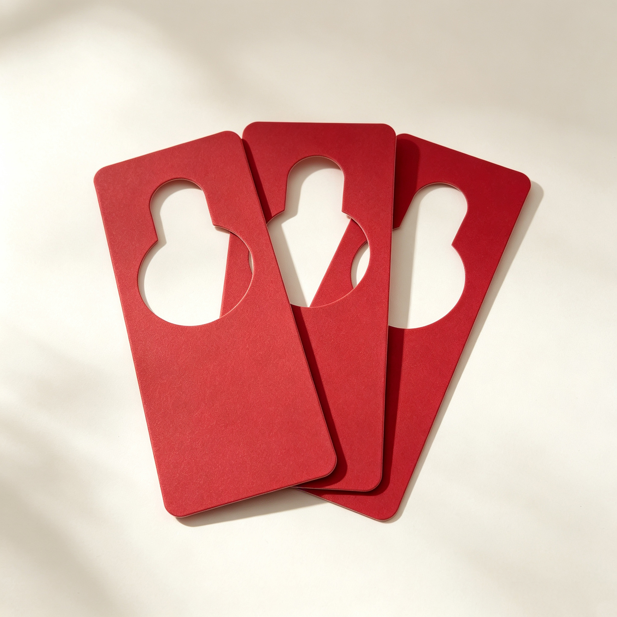 Irregularly Shaped Hang Tags Custom Printed Tear Resistant Withstands Moisture HangTag With String