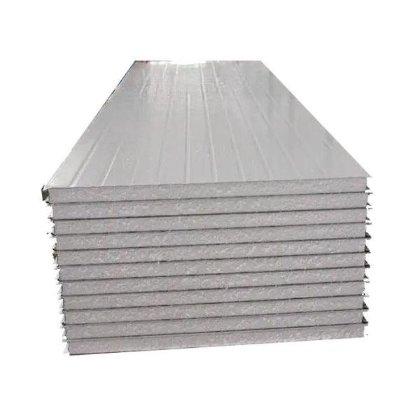 Painel Sandwich de Metal Leve EPS 38 - 40kg/m3 Densidade do Núcleo 0,3 - 0,6mm Aço