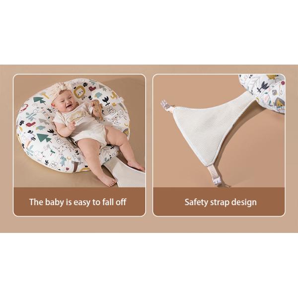 Newborn Feeding Pillow Made of Skin-Friendly Cotton and Featuring Animal Pattern