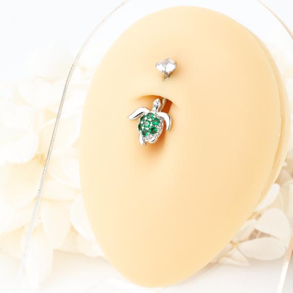 10 mm 12 mm Corps en acier inoxydable bijoux Rhinestone Belly Button Piercing bijoux