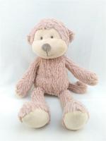 Jouets infantiles de peluche d'enfant de jouets d'usine d'approvisionnement d'OEM d'ODM d'OAINI de peluche de rayure de bébé noir blanc animal mou d'ours