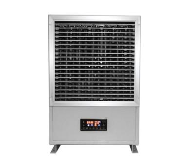 3KW Industrial Electric Fan Heaters LCD Temperature Display Vertical Type