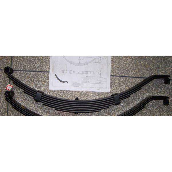 13cm 6 Leaf Trailer Slipper Leaf Springs 90MM Black SUP 7  ODM
