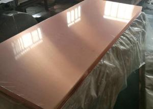 1000- 2200mm Width Thin Copper Sheets , Hot Rolled Copper Sheet Plate