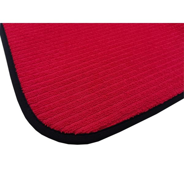 Ткань Терри полностью циновка засыхания блюда полиэстера 22x19in красная дружественная к Эко