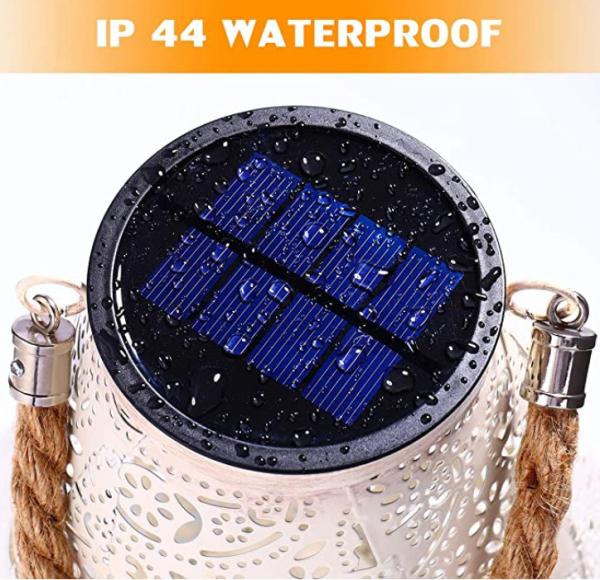 Pear Shape 3000K 0.3W Decorative Hanging Solar Lights