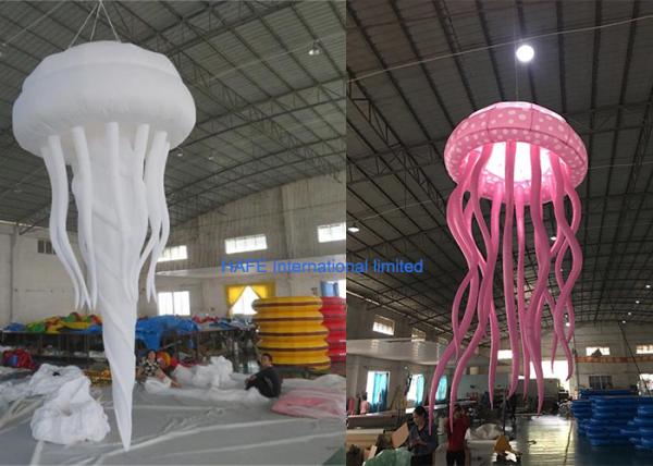 do balão inflável da propaganda do clube noturno do diâmetro de 1.6m medusa decorativas da luz da noite
