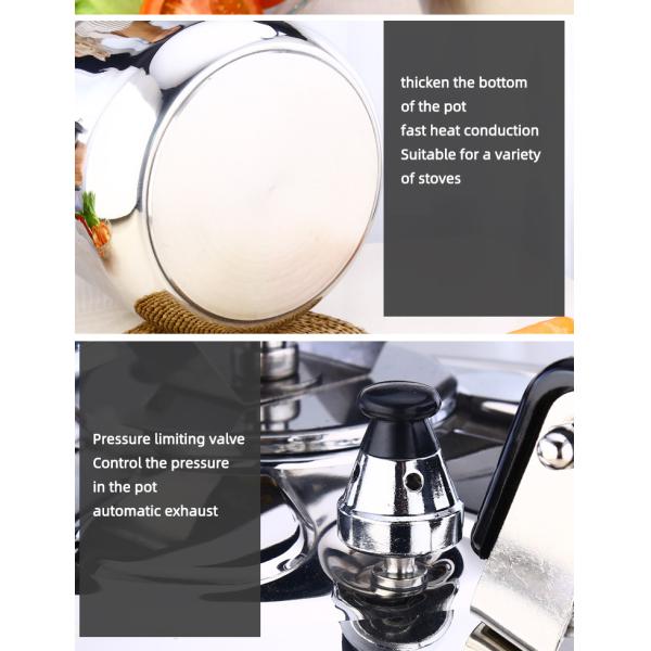 Герметическая электрическая кастрюля 30 до 44cm нержавеющей стали SUS304 устойчивые