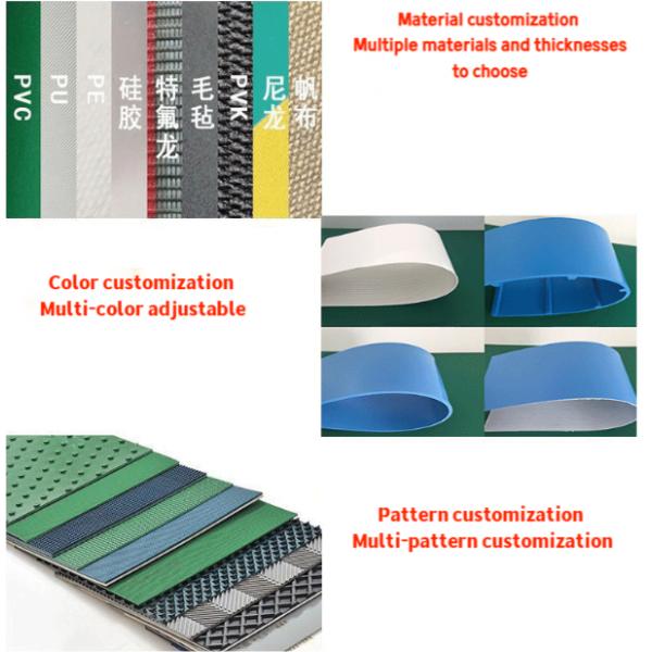 PVC Pattern Conveyor Belt Wear Resistant