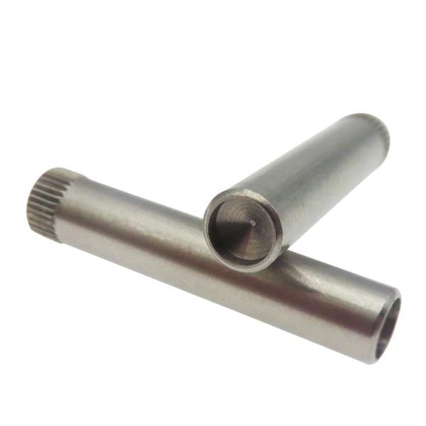 Precision CNC Lathing Stainless Steel Metal Dowel Pin with Bright Finish ROHS Certified
