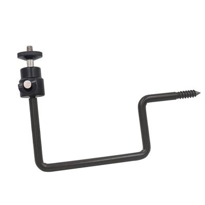 Black 360 Degrees Rotation Mounting Bracket Hunting Accessories Tree Screw