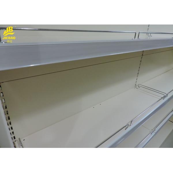 Double Side Pharmacy Display Racks With Glass Layer 30kg/ Layer Loading Capacity