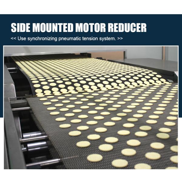 Synchronizing Pneumatic Tension System Industrial Electric Commercial Belt Conveyors For Biscuit