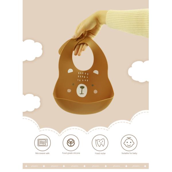 Bibs силикона Newborn младенца милые с материалом Eco уловителя мякиша дружелюбным