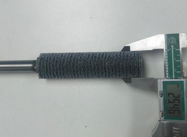 Spiral Coils Abrasive Nylon Bristle Burr Removal Pipe Tube Brush for Cleaning Holes