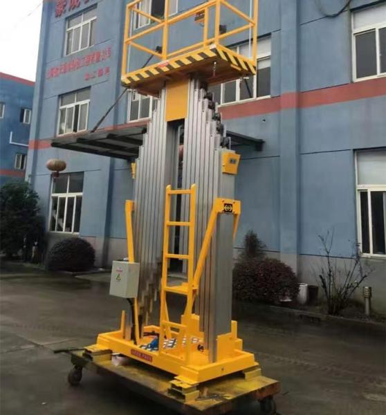 Aluminum Alloy Truck Mounted Scissor Lift For Outdoor Aerial Clean Or Maintenance