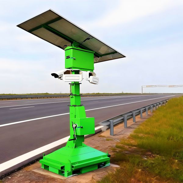 Solar Light Tower Warning Indicator Light Weather Resistant Mobile Light Tower Manufacturers
